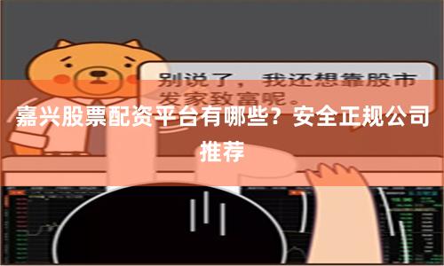 嘉兴股票配资平台有哪些？安全正规公司推荐