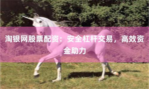 淘银网股票配资：安全杠杆交易，高效资金助力